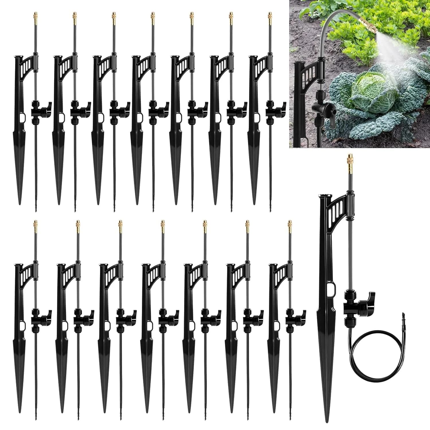 IrriNex Garden Drip Irrigation System Kit – Model IRK-TJY4XM