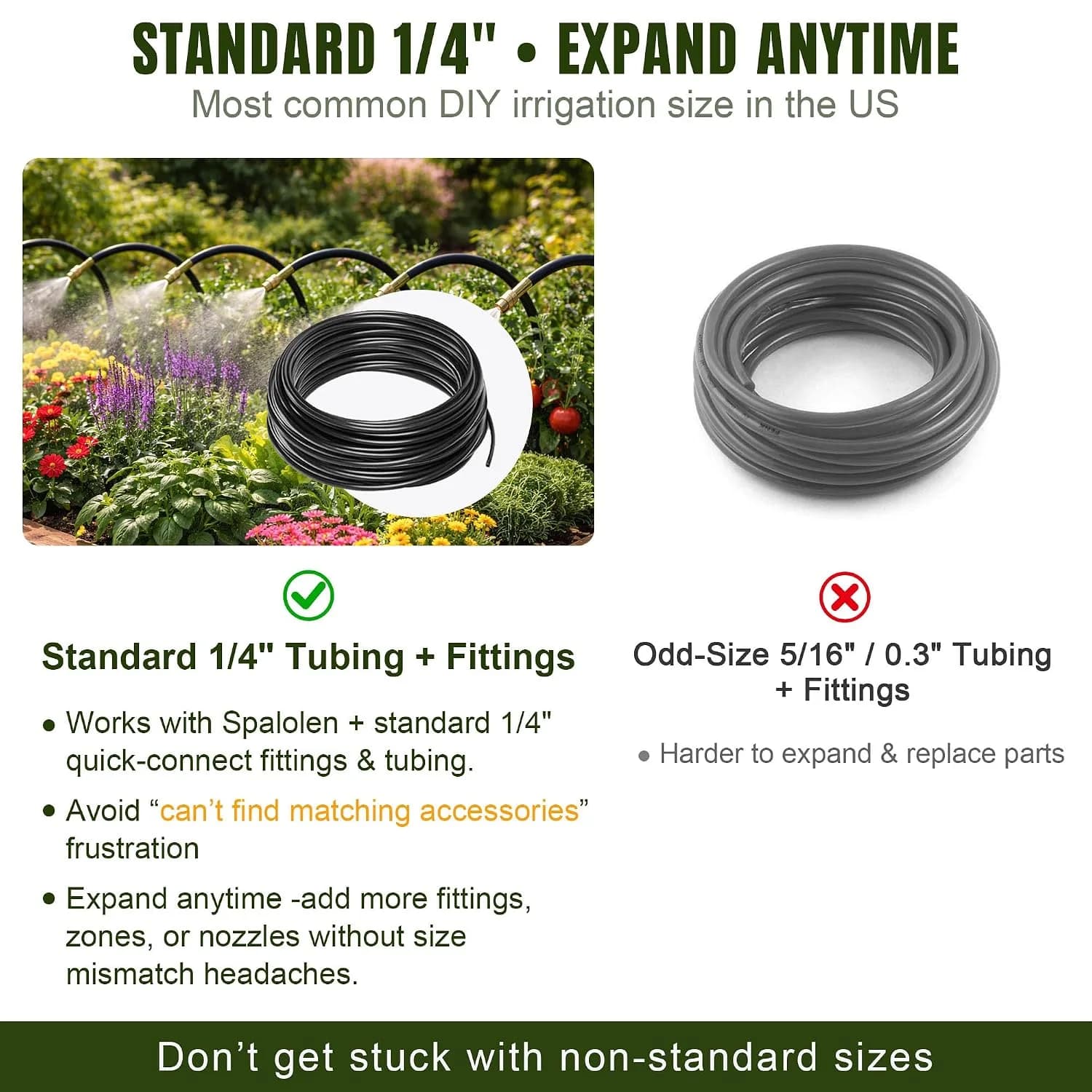 IrriNex 100 ft Garden Misting and Cooling Kit component view 5