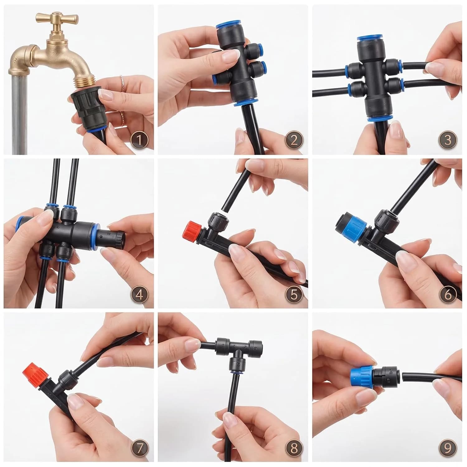 IrriNex 230 ft Drip Irrigation System Kit component view 5