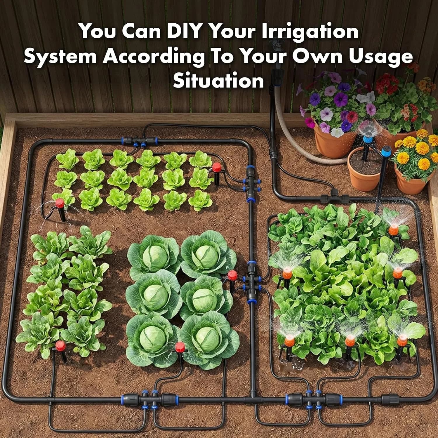 IrriNex 230 ft Drip Irrigation System Kit component view 6
