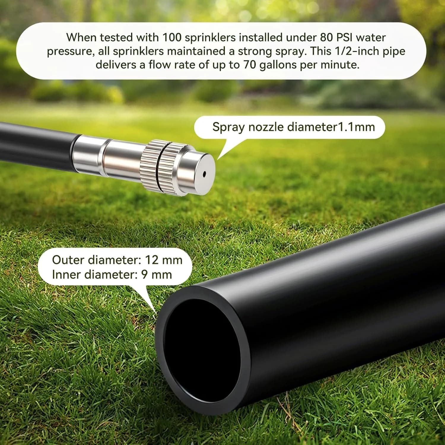 IrriNex 100 ft Drip Irrigation System Kit component view 3