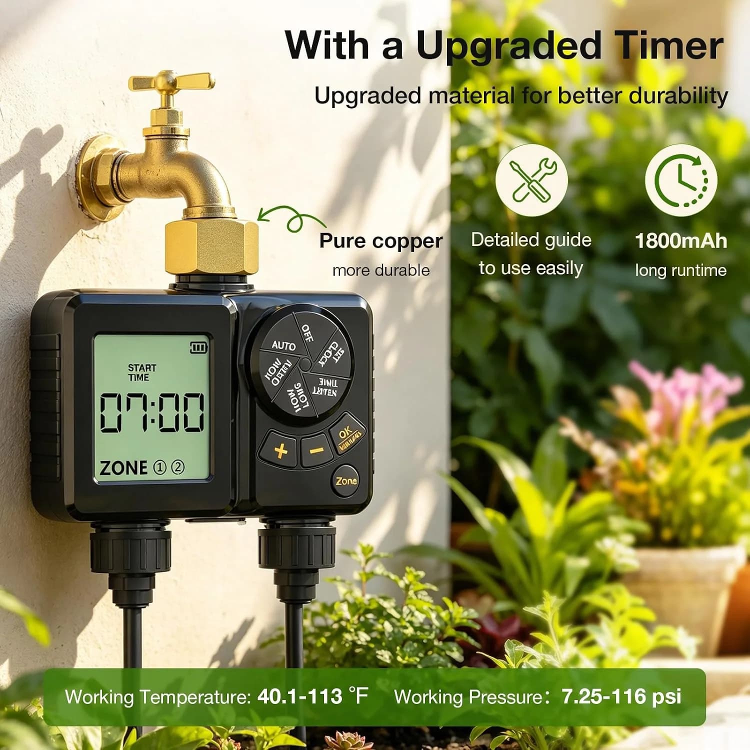IrriNex 100 ft Drip Irrigation System Kit component view 2