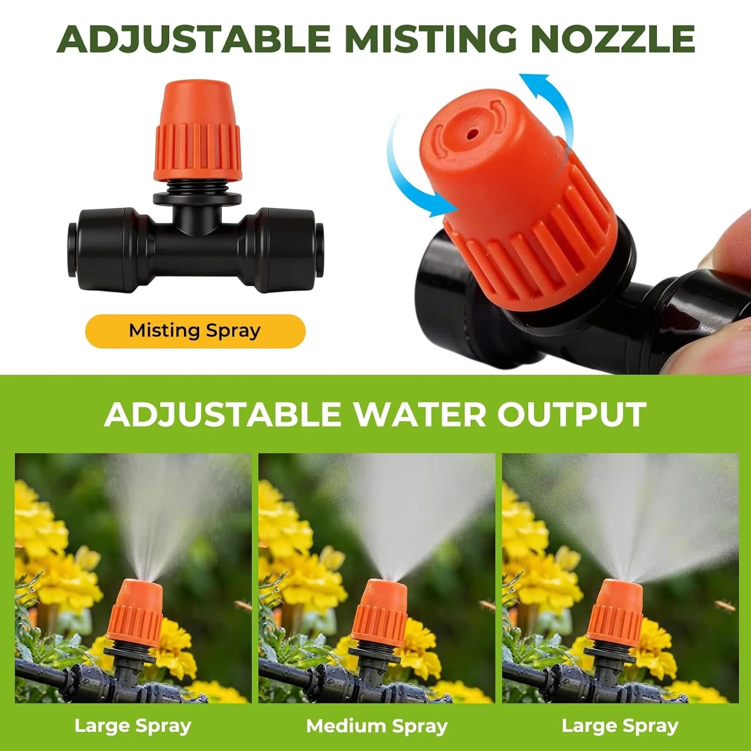 IrriNex 100 ft Drip Irrigation System Kit 50FT option view 6