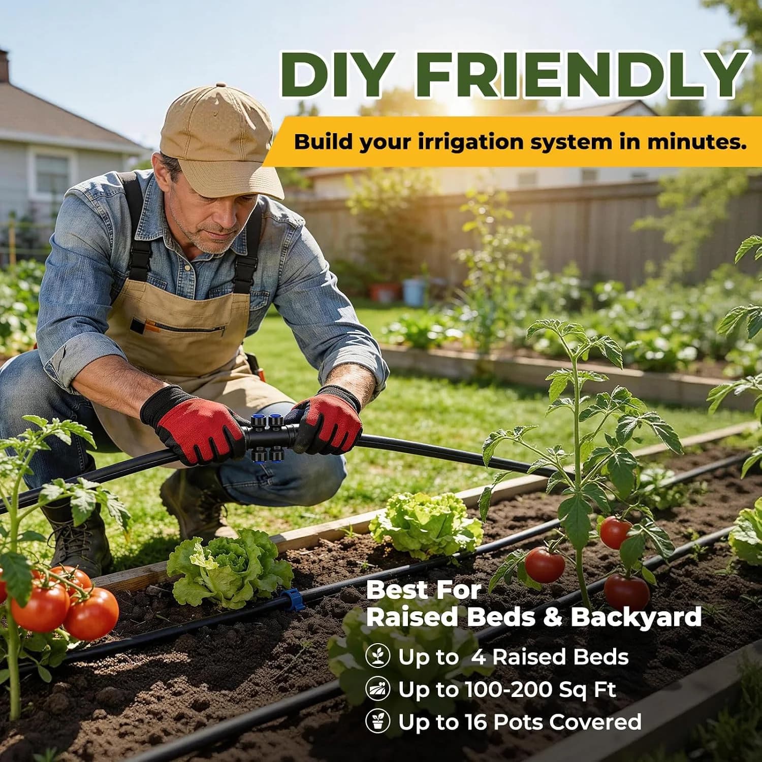 IrriNex 100 ft Drip Irrigation System Kit component view 2
