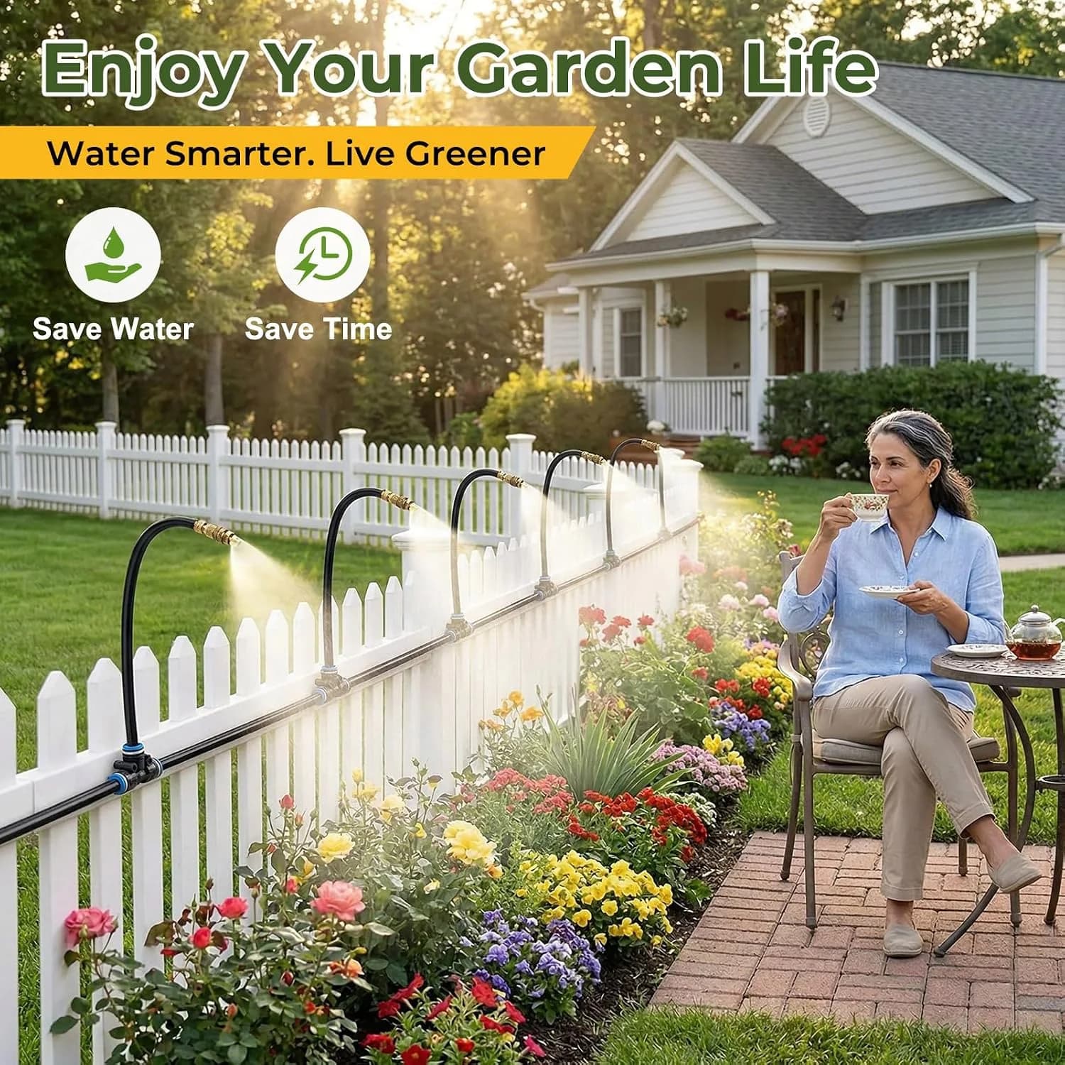IrriNex 50 ft Drip Irrigation System Kit component view 8