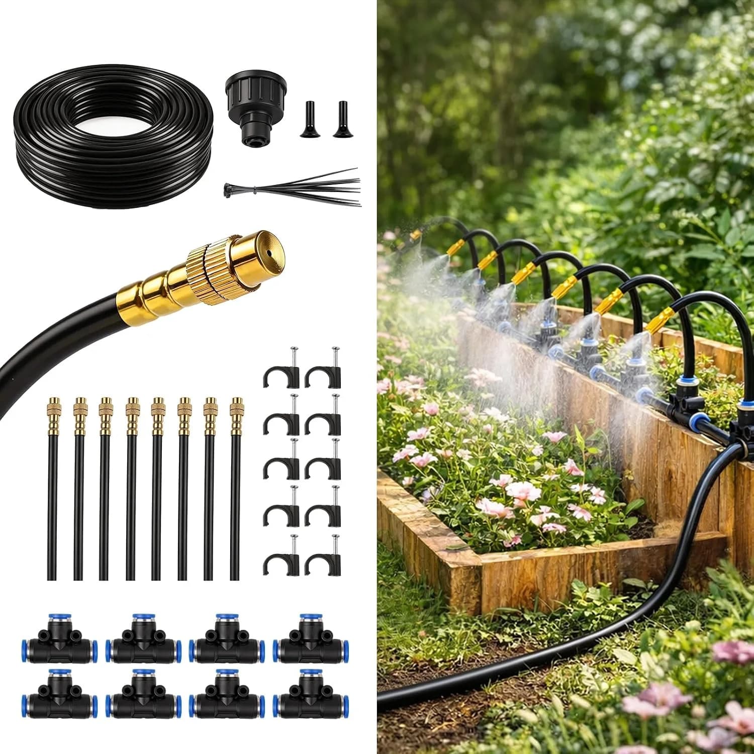 IrriNex 50 ft Drip Irrigation Kit – Model IRK-NSWW8W