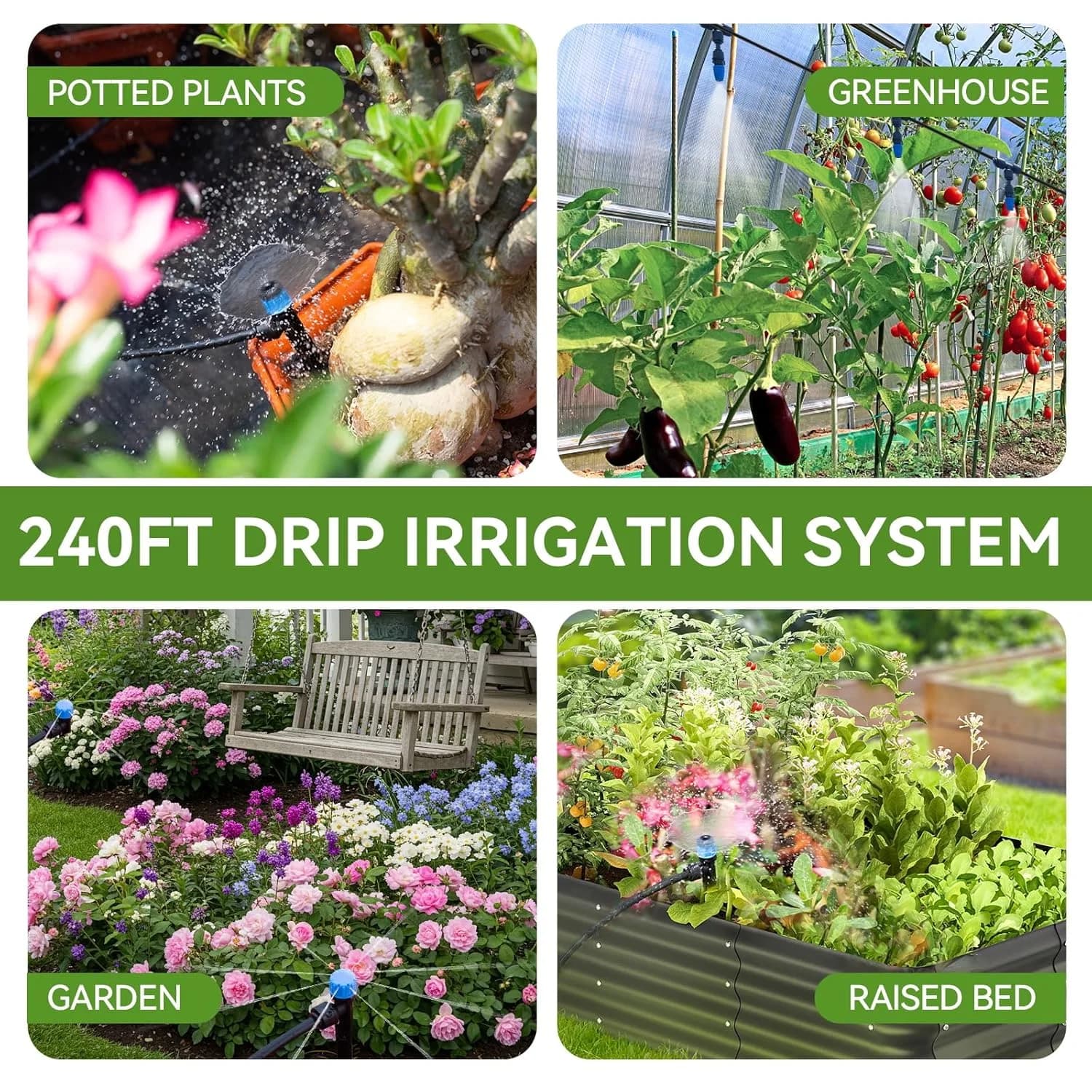 IrriNex 250 sq ft Drip Irrigation System Kit component view 6