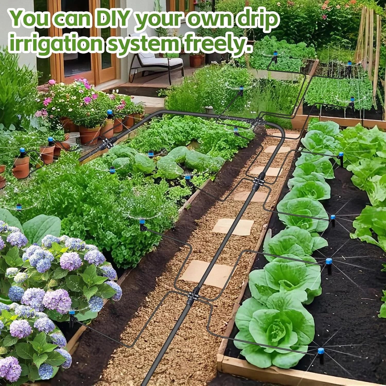 IrriNex 250 sq ft Drip Irrigation System Kit component view 8