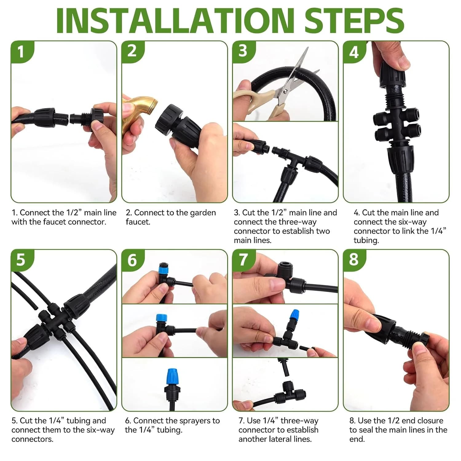 IrriNex 250 sq ft Drip Irrigation System Kit component view 9