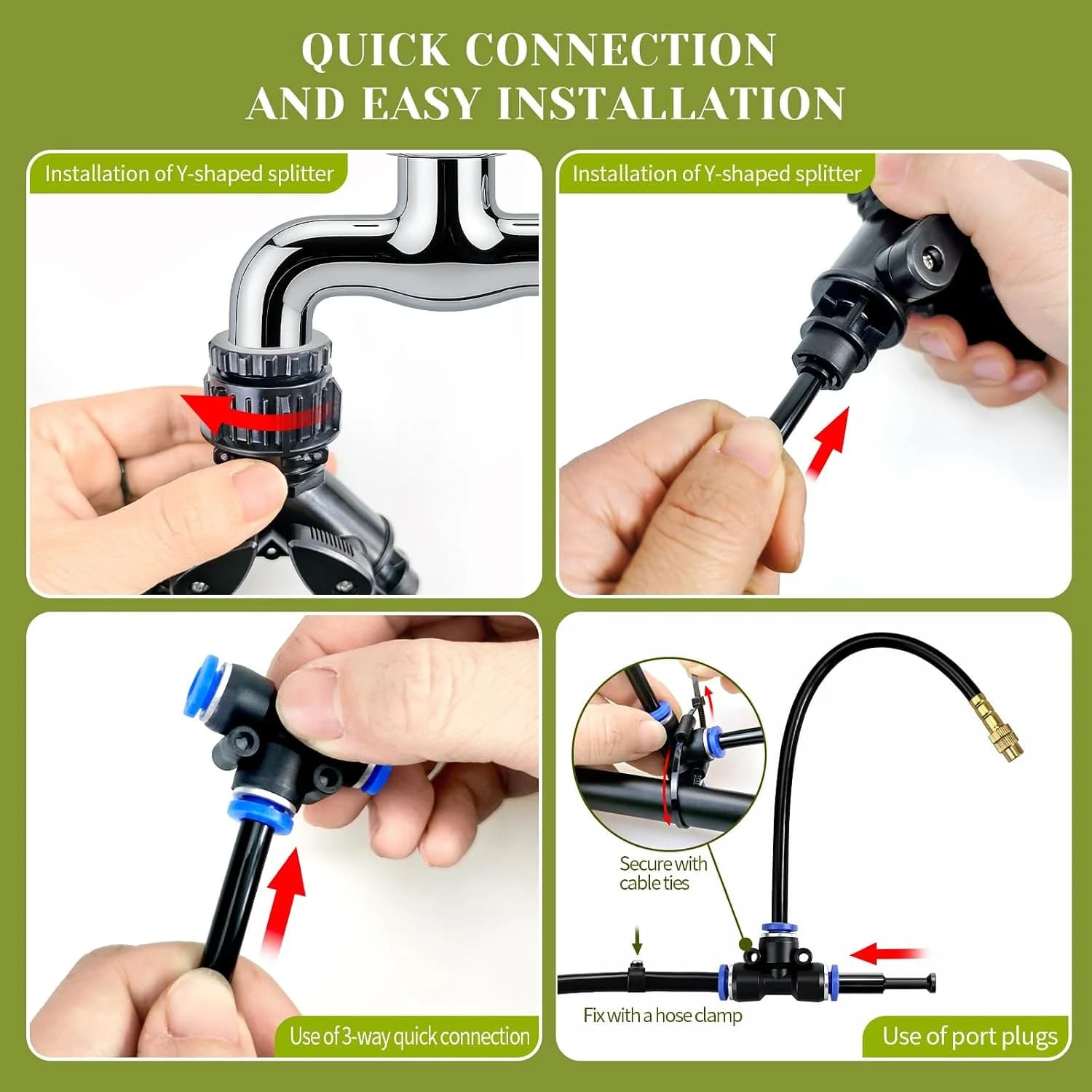 IrriNex 100 ft Drip Irrigation System Kit component view 5