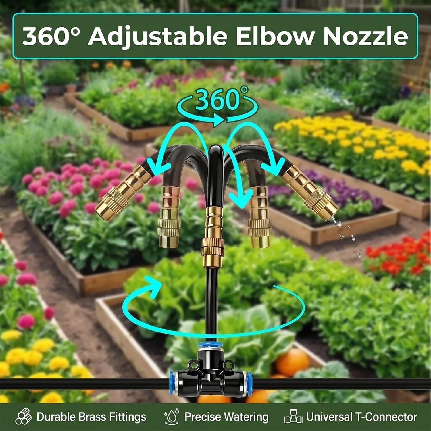IrriNex 100 ft Drip Irrigation System Kit component view 6