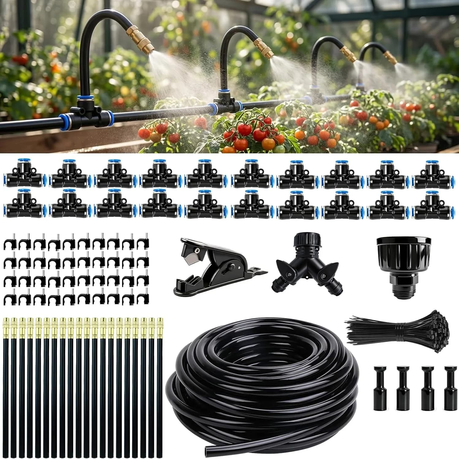 IrriNex 100 ft Drip Irrigation Kit – Model IRK-K93MMW
