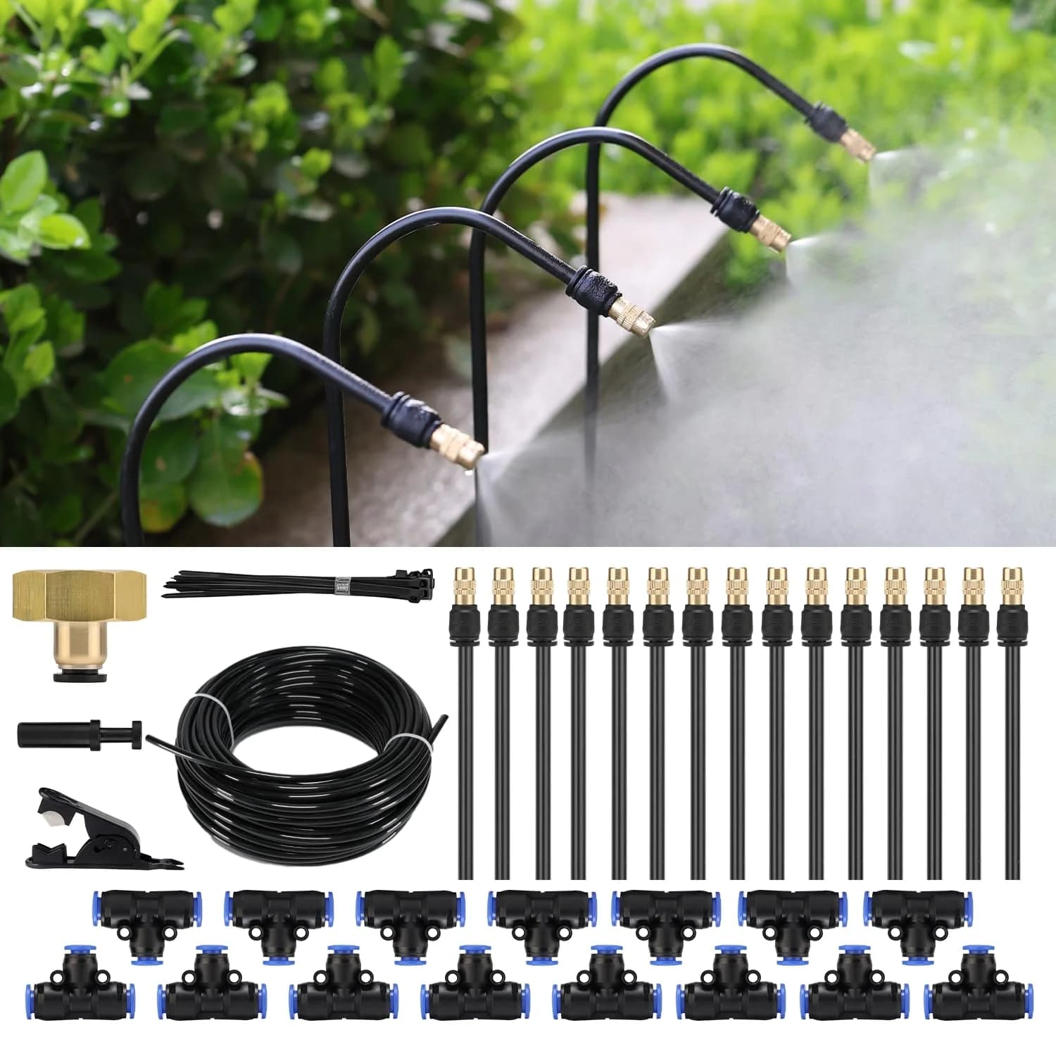 IrriNex 50 ft Quick-Connect Drip Irrigation System Kit – Model IRK-X91NGV