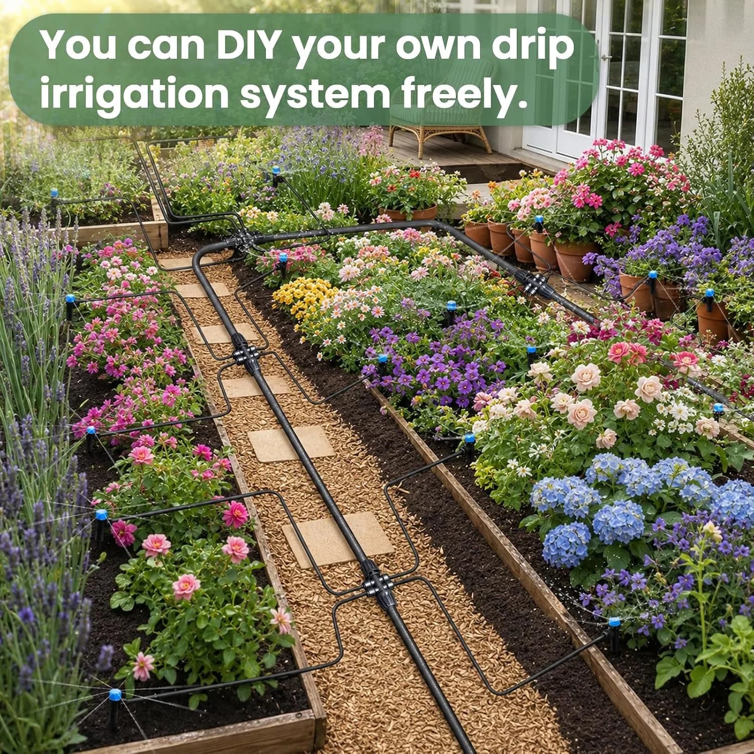 IrriNex 240 ft Drip Irrigation System Kit component view 8