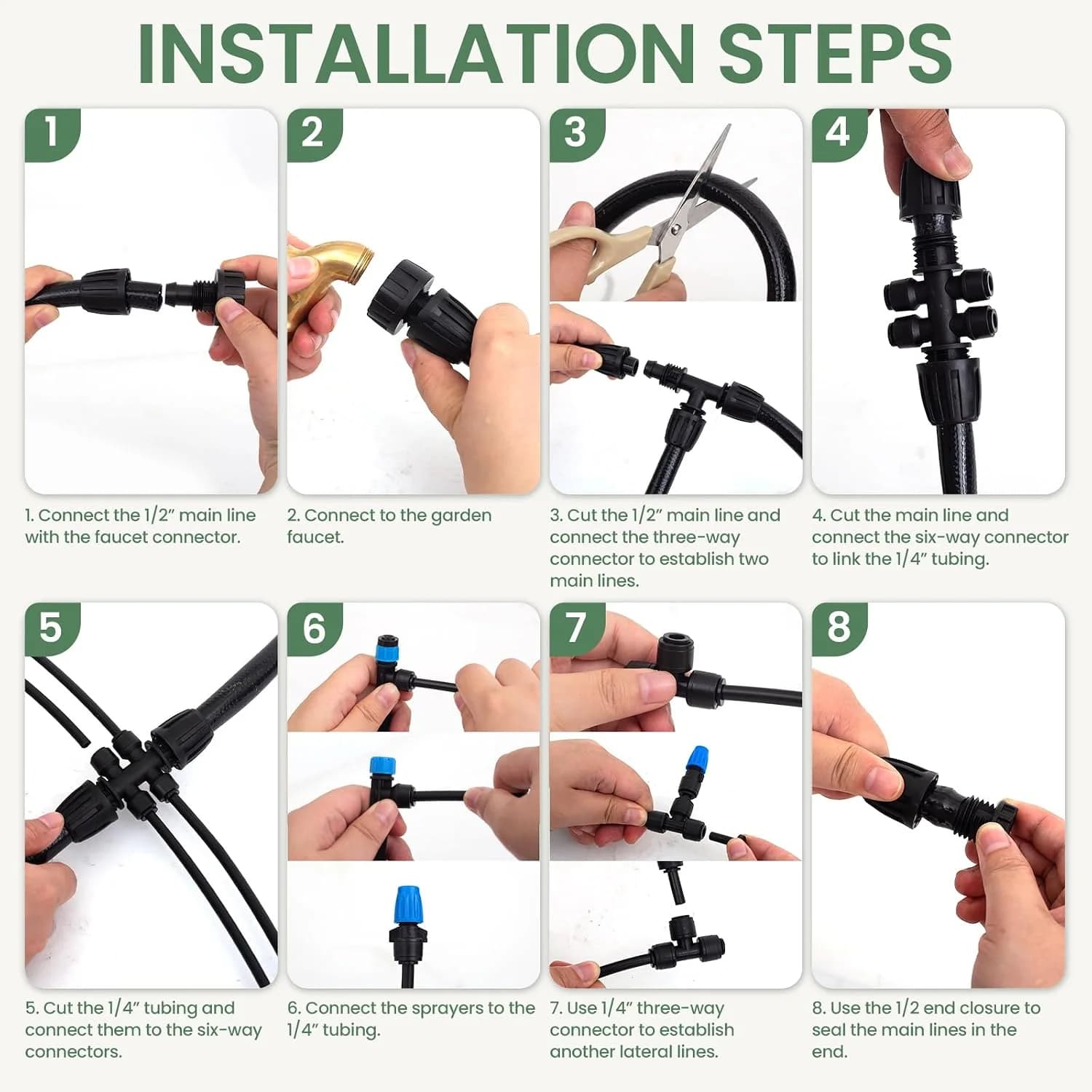 IrriNex 240 ft Drip Irrigation System Kit component view 9