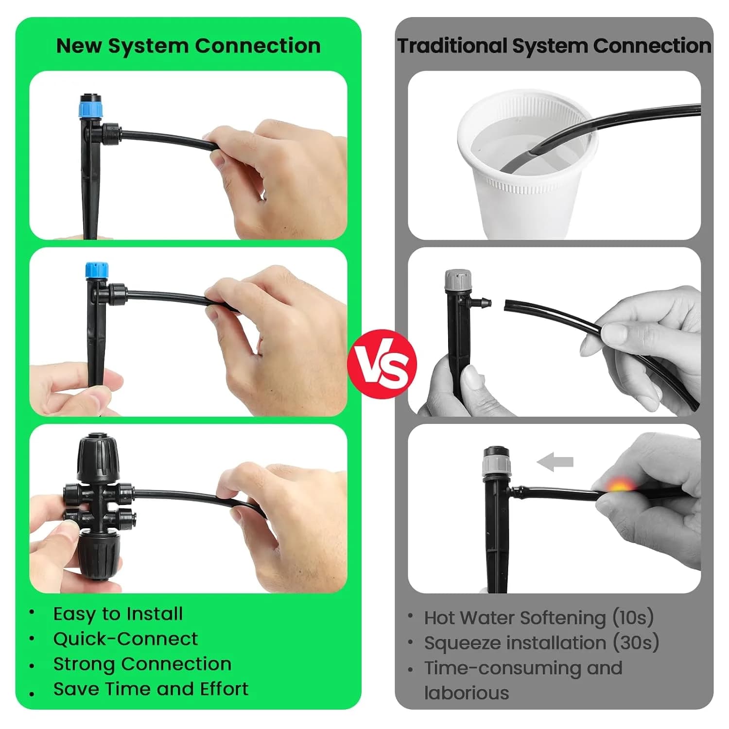 IrriNex 95 ft Drip Irrigation System Kit component view 8