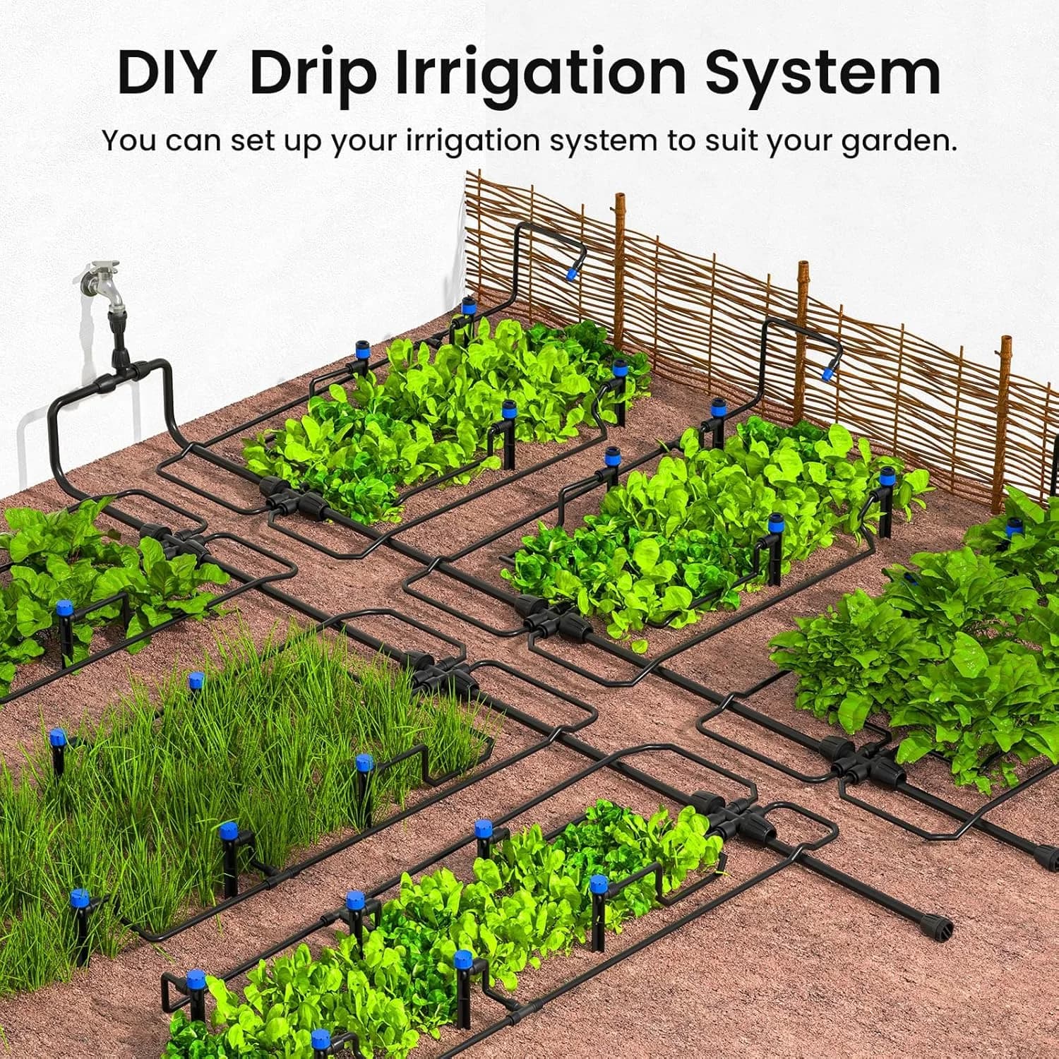 IrriNex 230 ft Drip Irrigation System Kit component view 8
