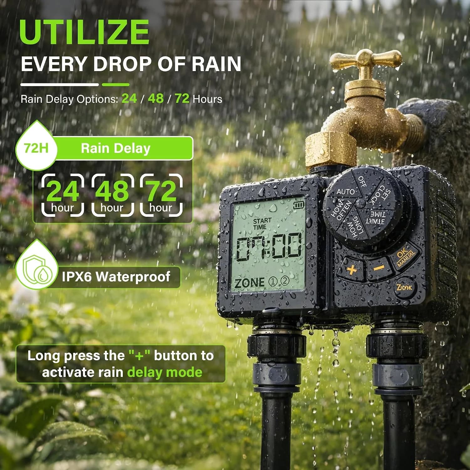 IrriNex 100 ft Drip Irrigation System Kit component view 9