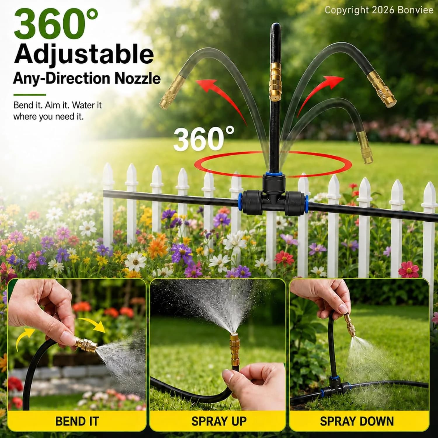 IrriNex 120 ft Drip Irrigation System Kit component view 2