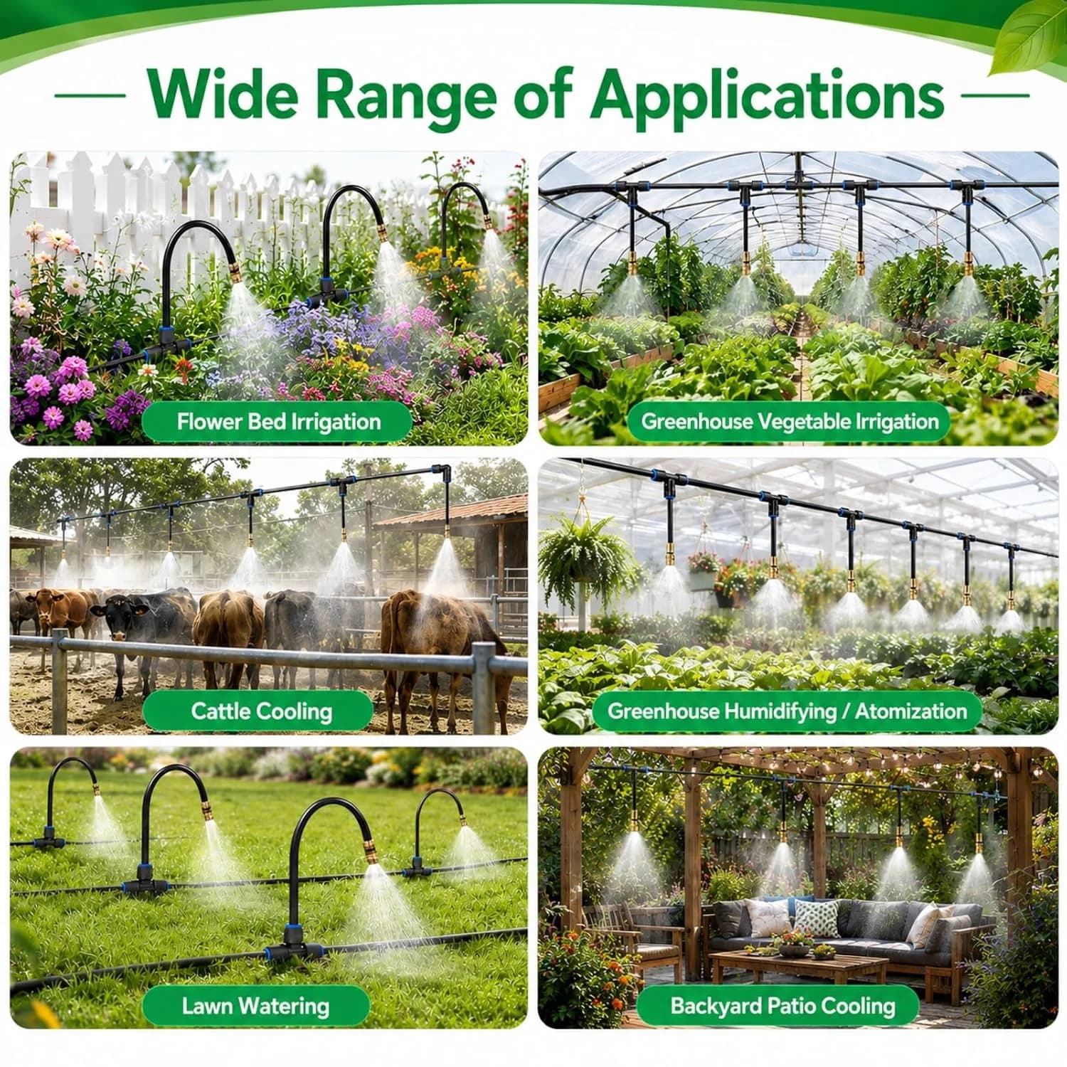 IrriNex 240 ft Drip Irrigation System Kit component view 4
