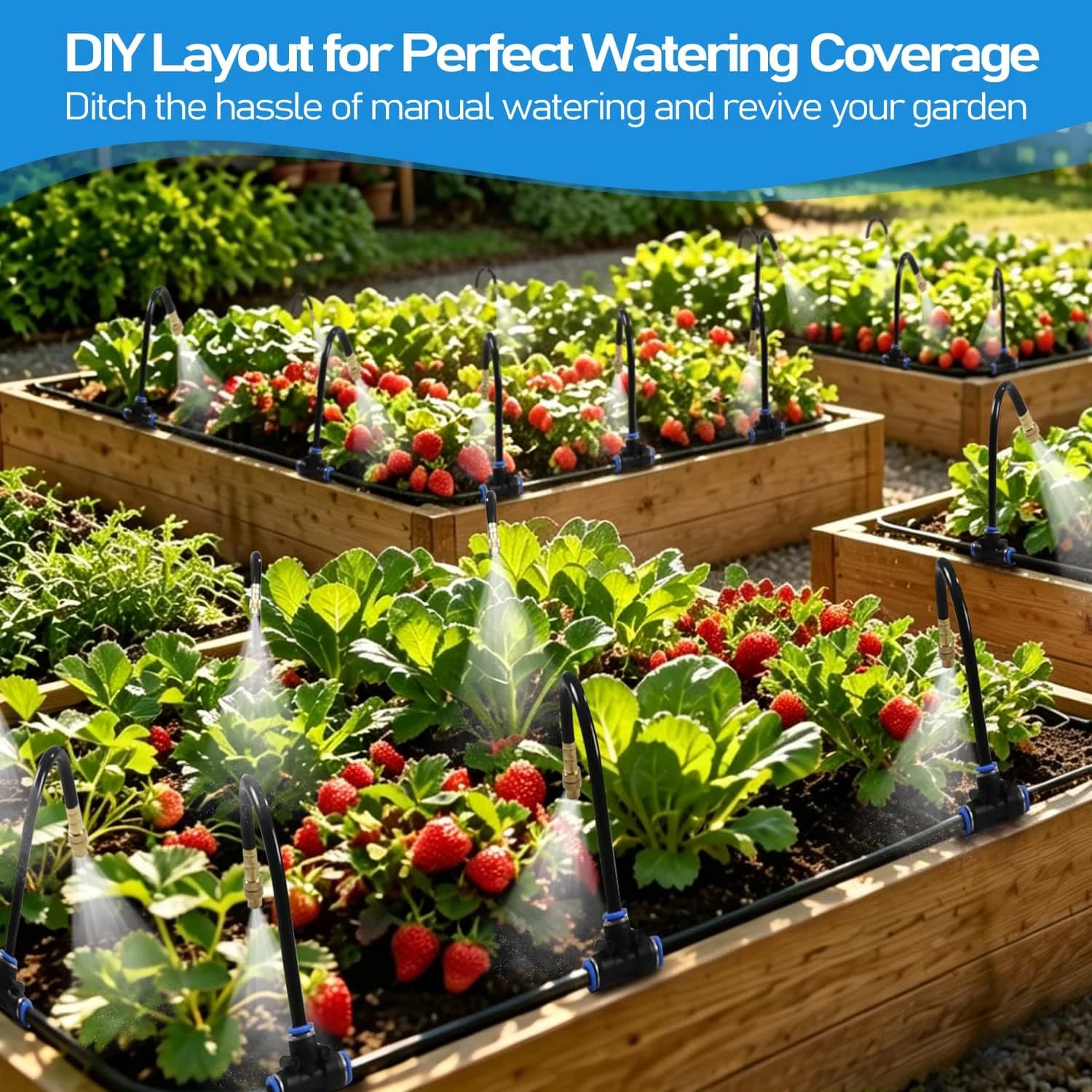 IrriNex 50 ft Drip Irrigation System Kit component view 2