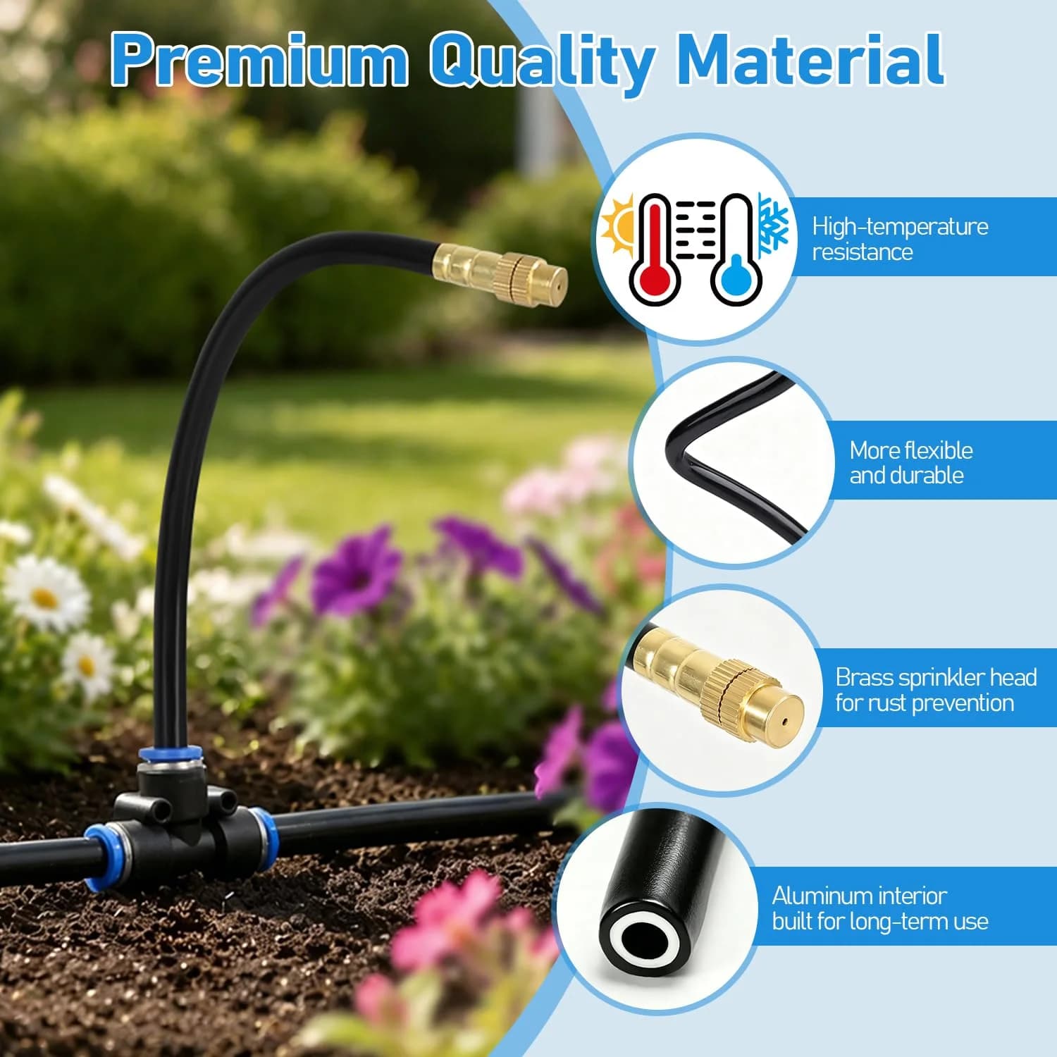 IrriNex 50 ft Drip Irrigation System Kit component view 5