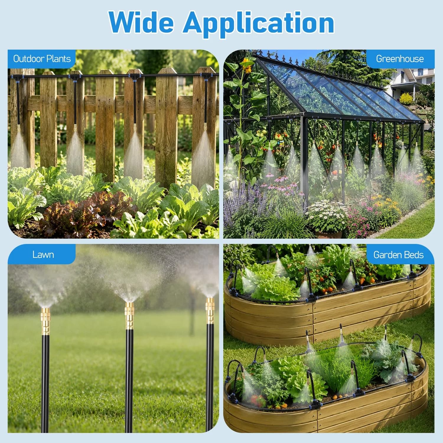 IrriNex 50 ft Drip Irrigation System Kit component view 7