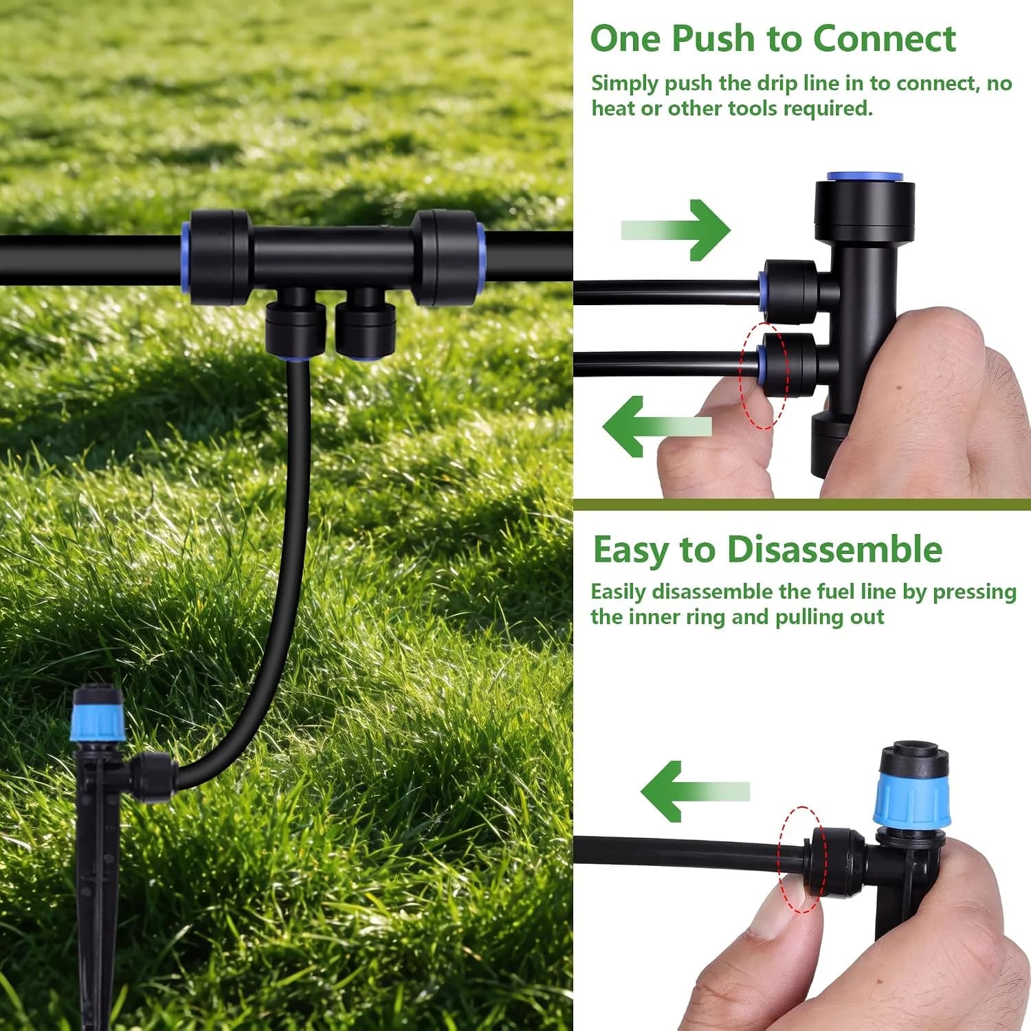 IrriNex 230 ft Drip Irrigation System Kit component view 3