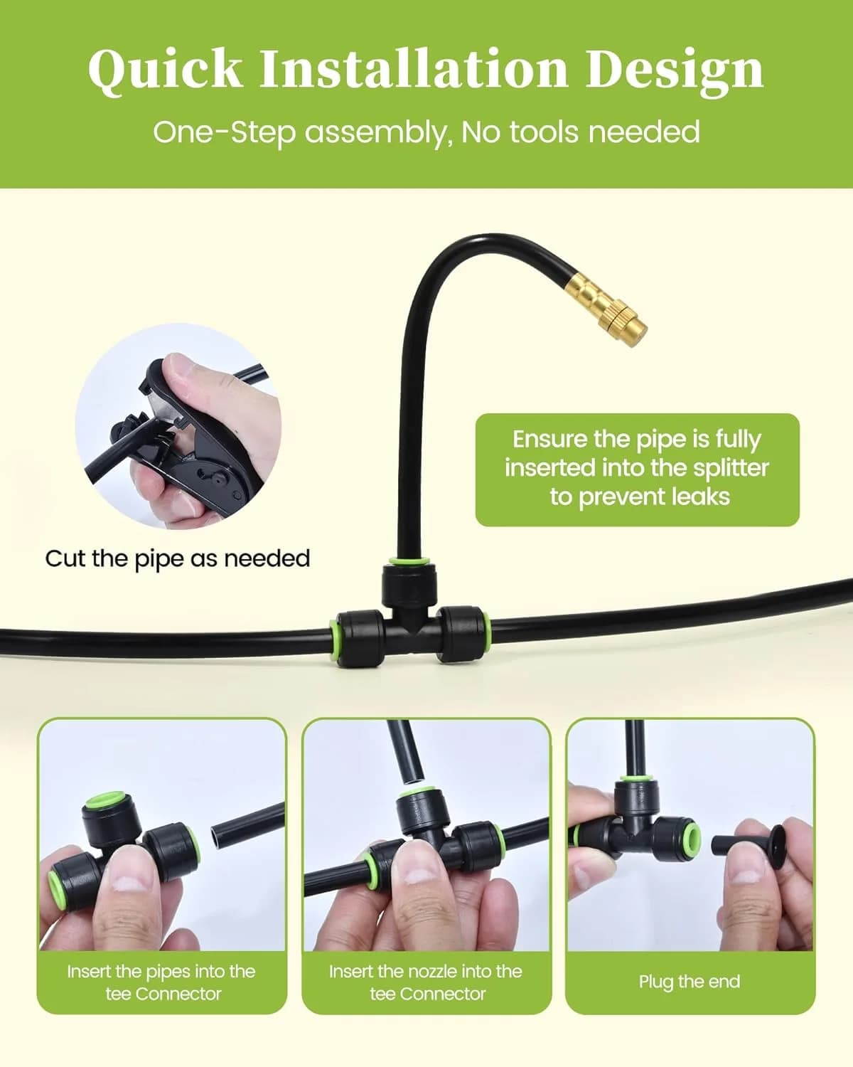 IrriNex 100 ft Drip Irrigation System Kit component view 5