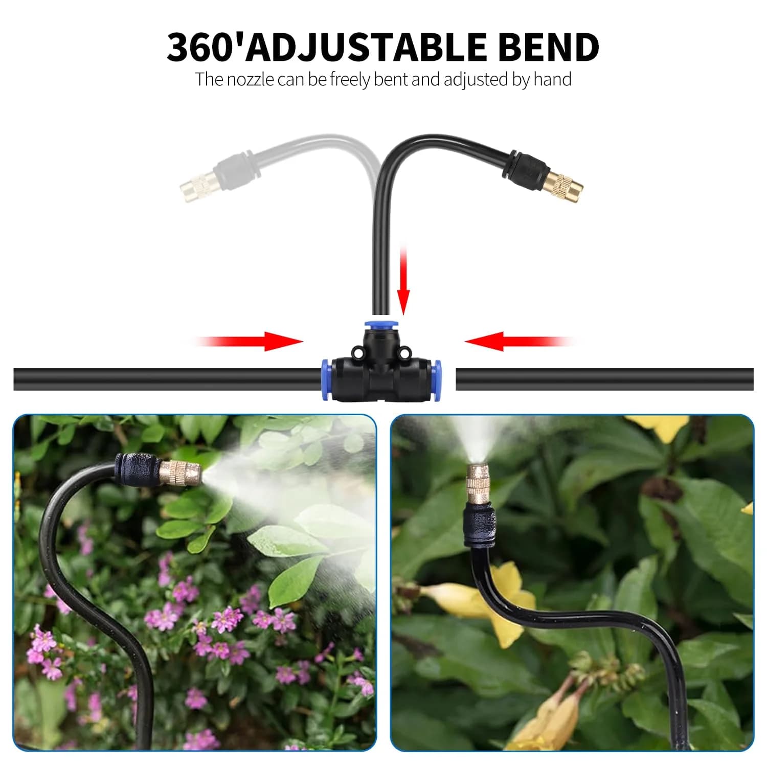 IrriNex 30 ft Drip Irrigation System Kit component view 4