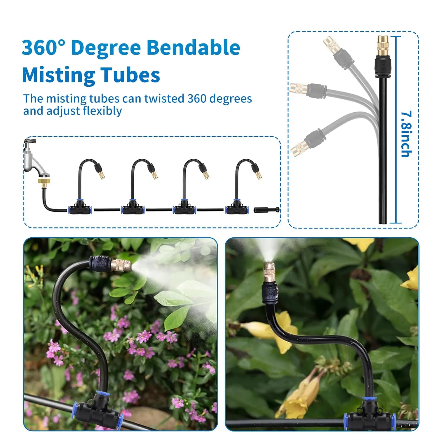 IrriNex 30 ft Drip Irrigation System Kit component view 9