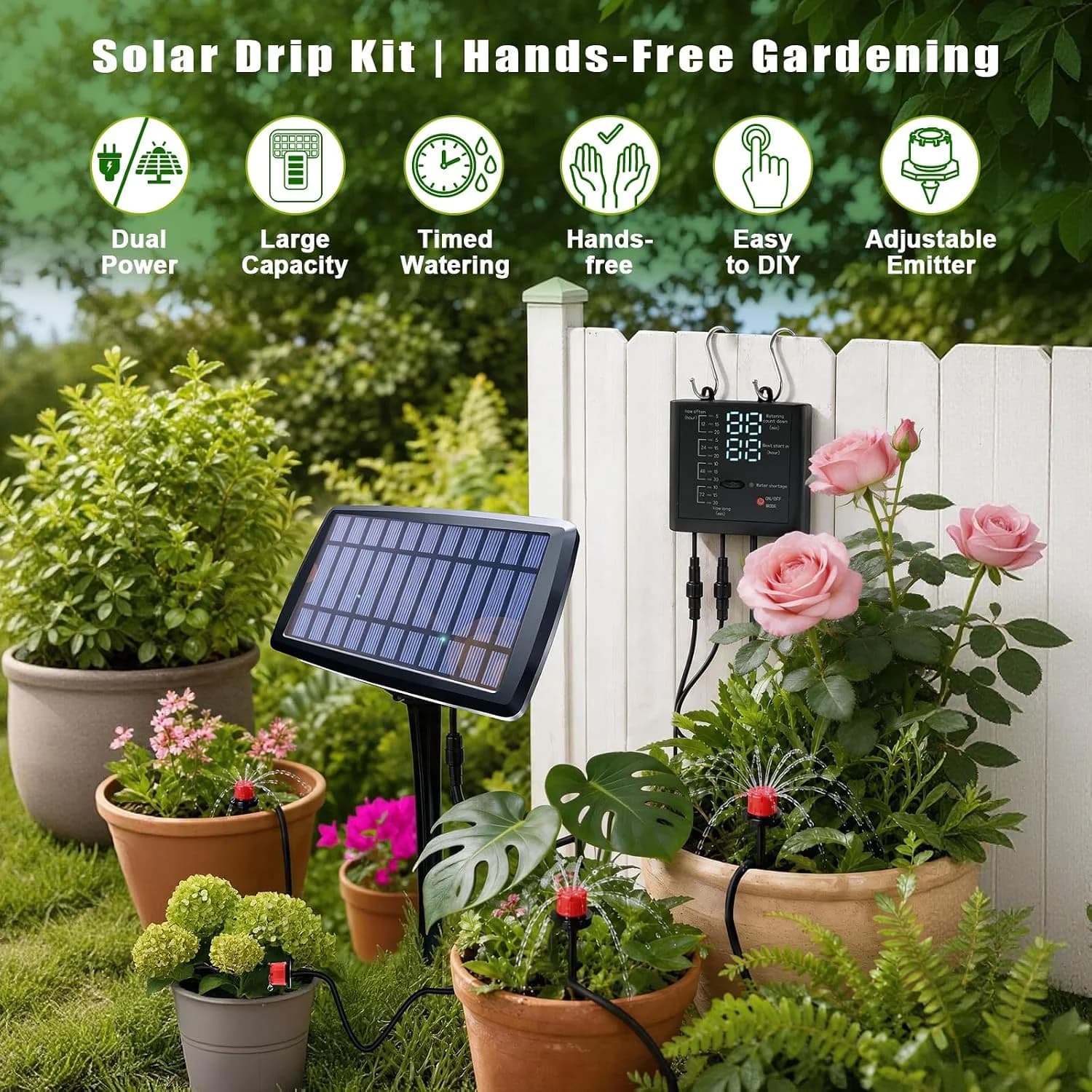 IrriNex 49 ft Drip Irrigation System Kit component view 2