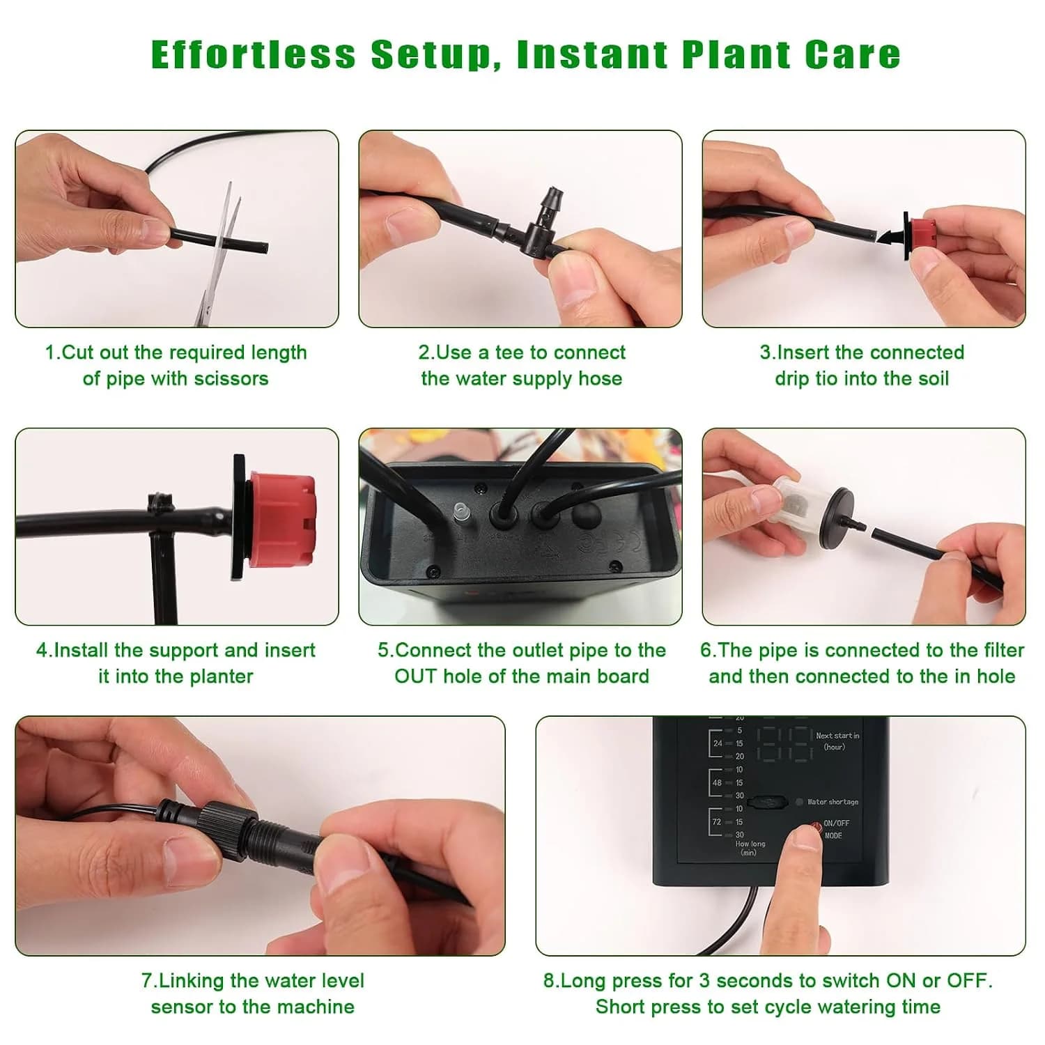 IrriNex 49 ft Drip Irrigation System Kit component view 9