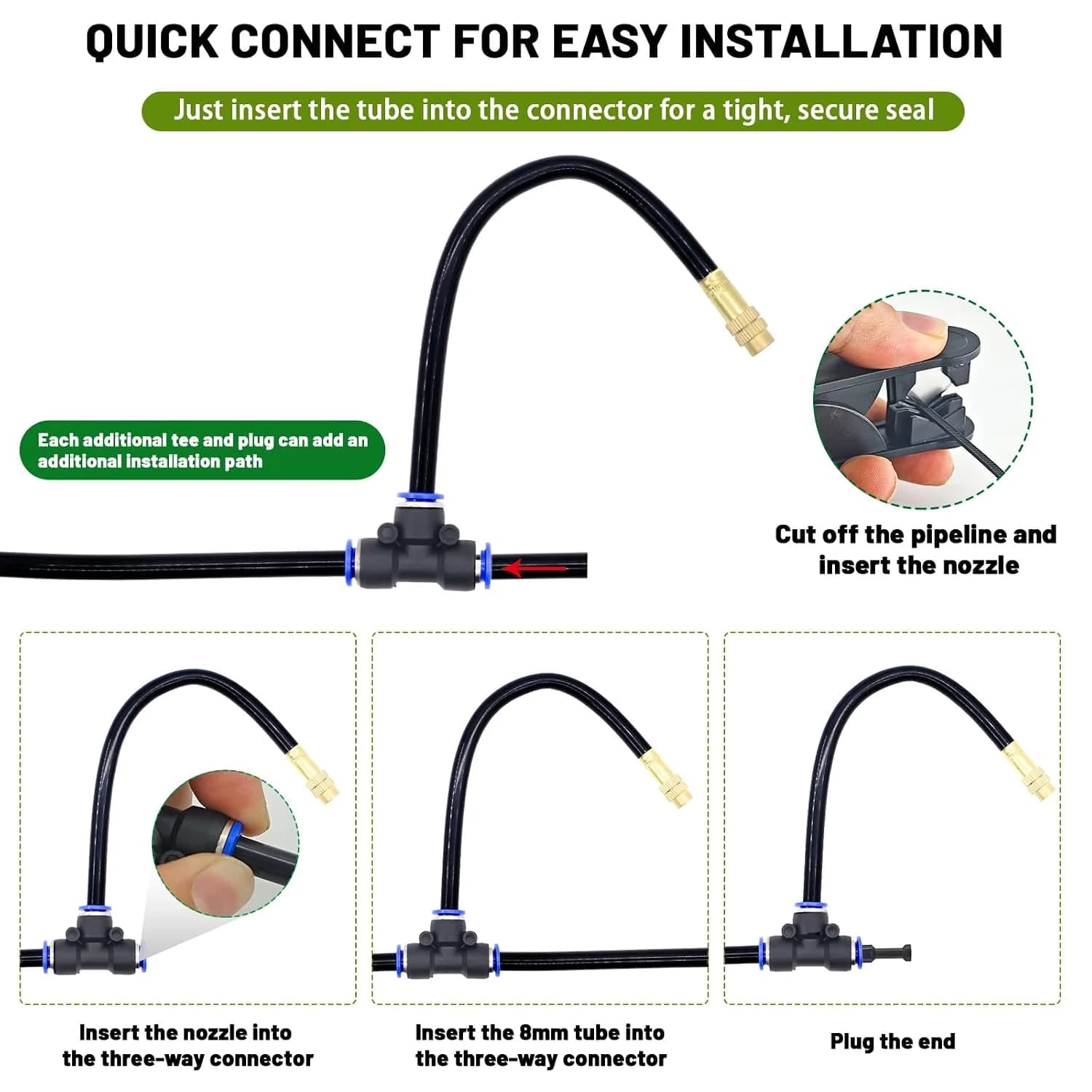 IrriNex 200 ft Drip Irrigation System Kit component view 6