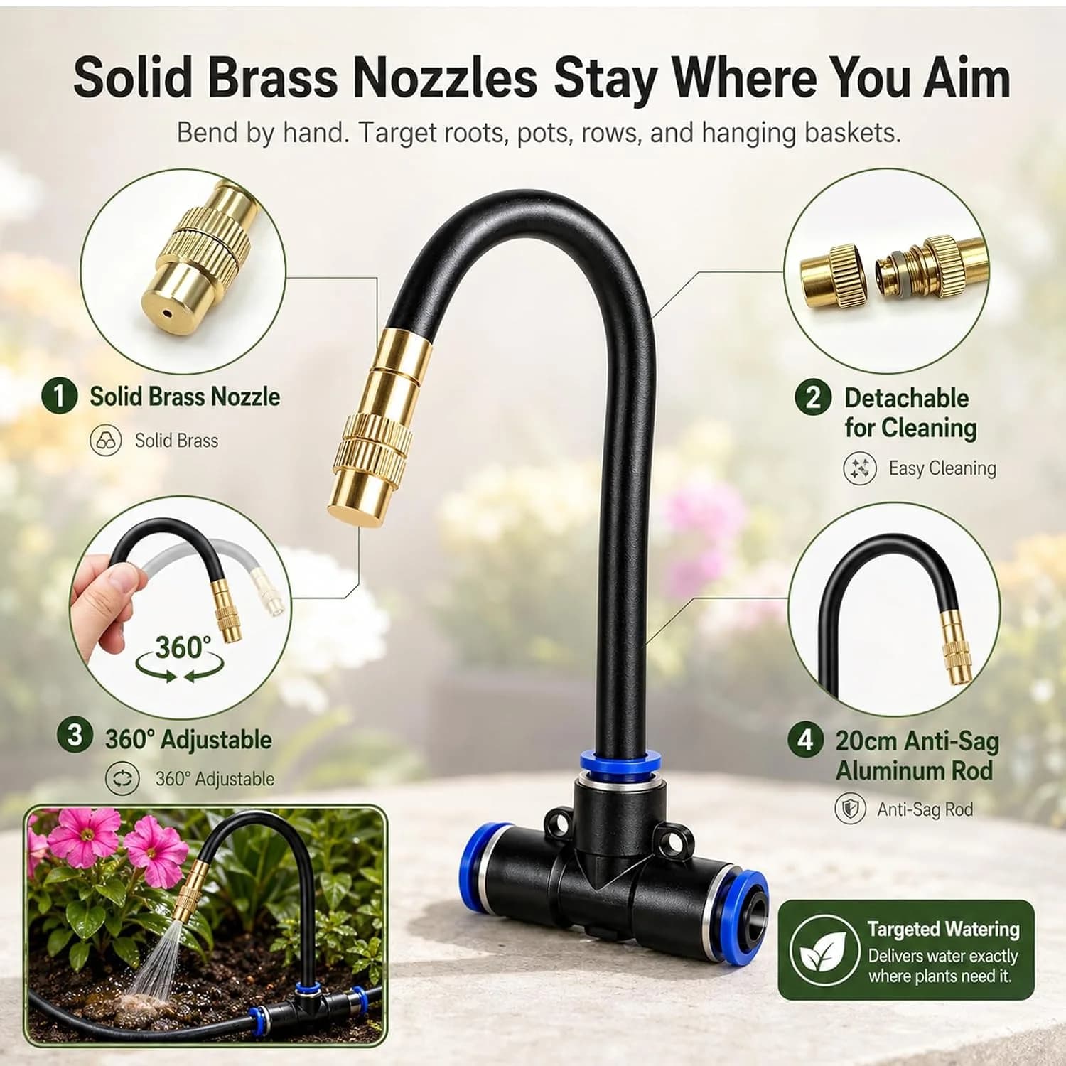 IrriNex 100 ft Drip Irrigation System Kit component view 5