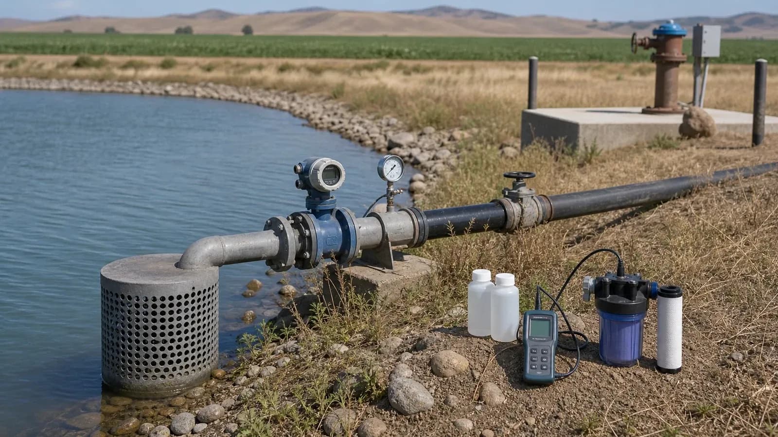 Sources d’eau d’irrigation : quantité, qualité et accès légal