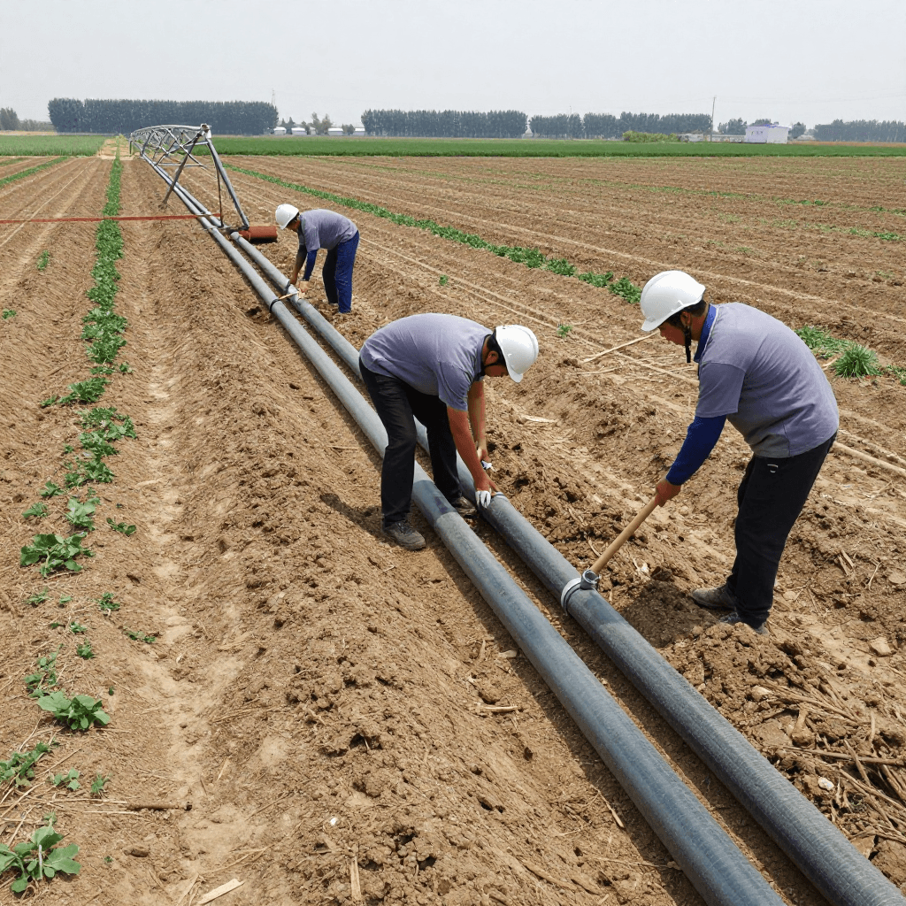 Agricultural irrigation background