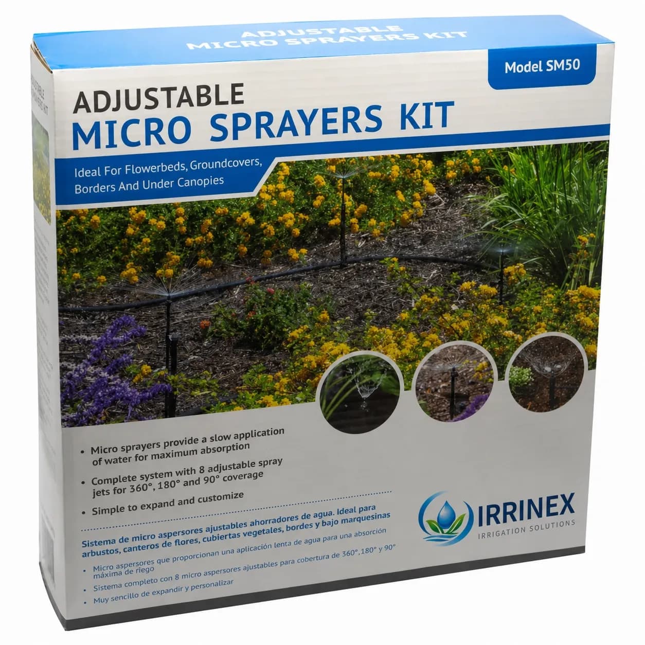 IrriNex 500 sq ft Garden Sprinkler System Kit