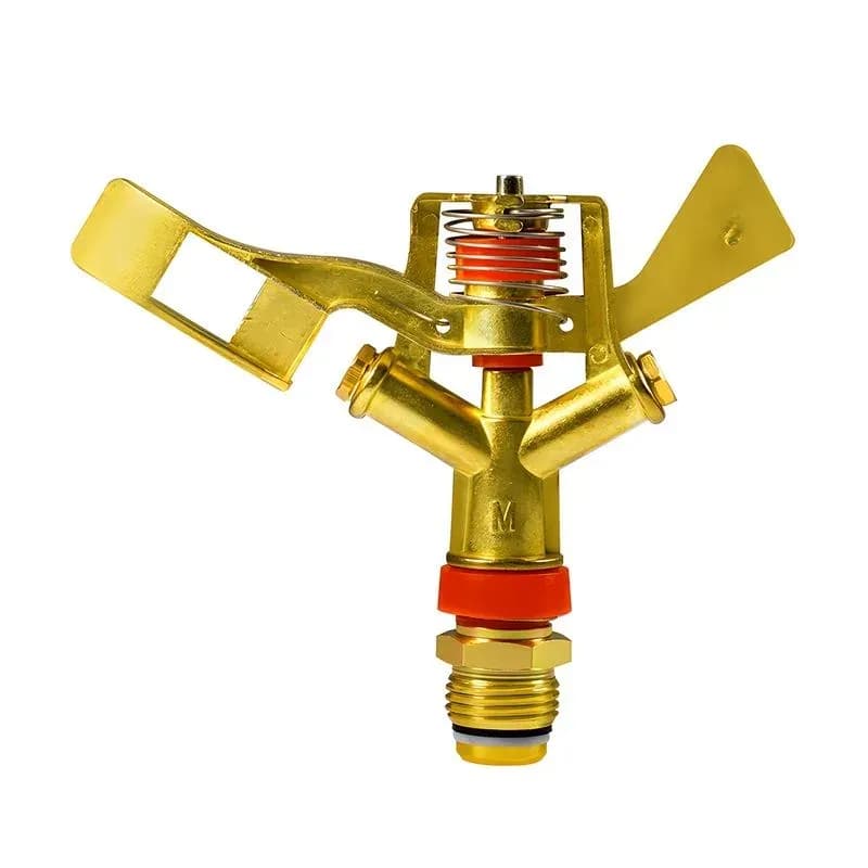 Adjustable Metal Impact Sprinkler, Rotating Irrigation Sprinkler Nozz
