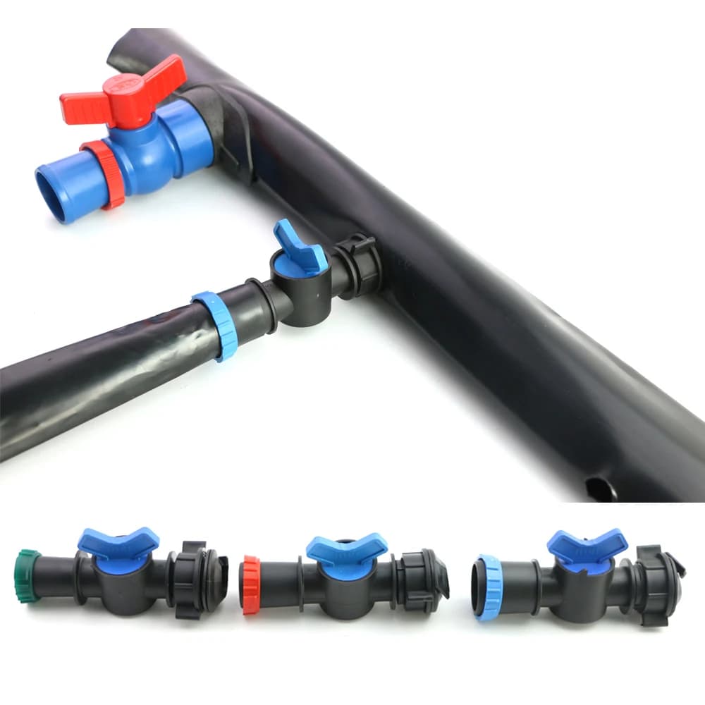 Válvula de pico de pato IRRINEX 32mm 40mm 50mm para manguera de lluvia y manguera plana