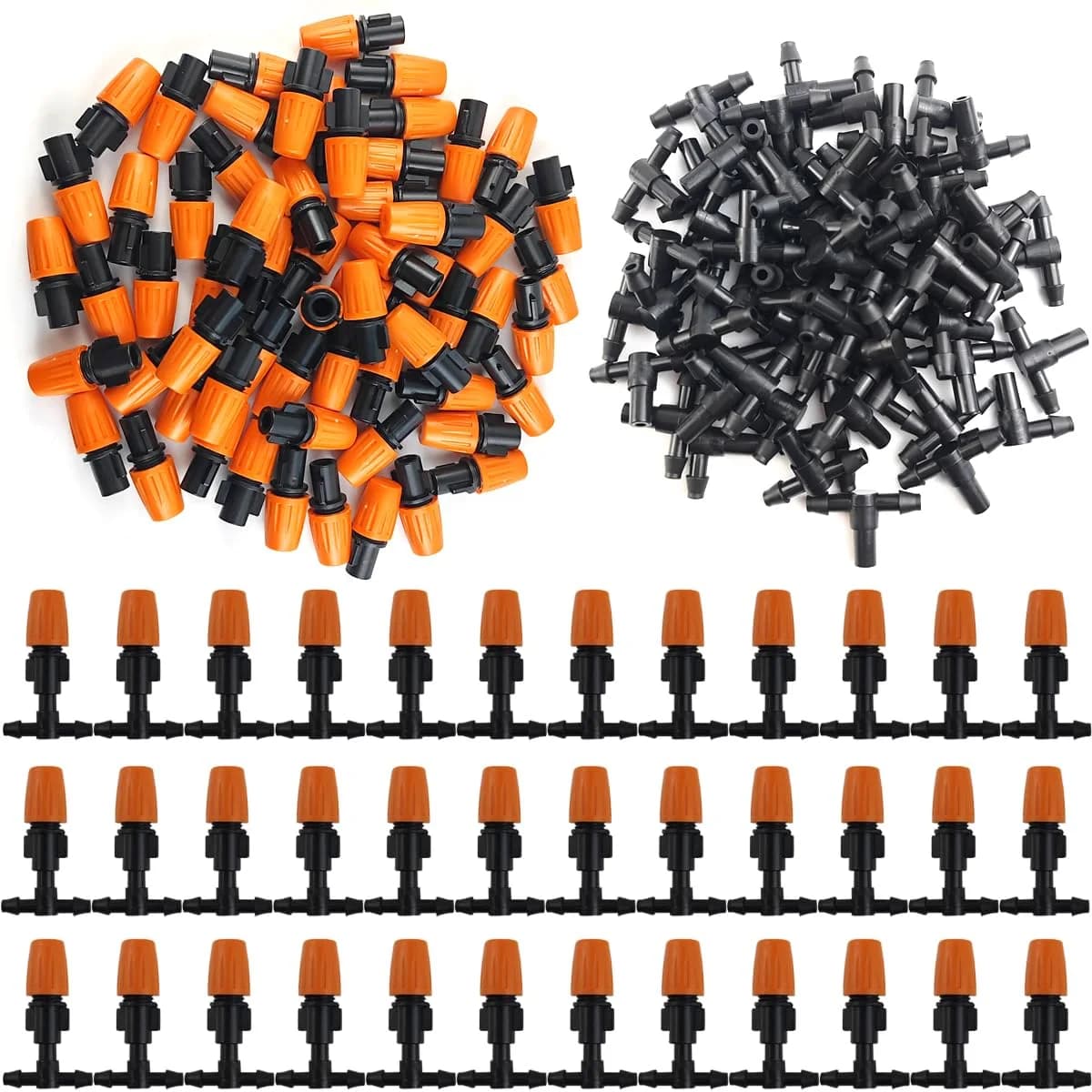 IrriNex 80-Piece Micro Irrigation Emitter Set with Adjustable Flow