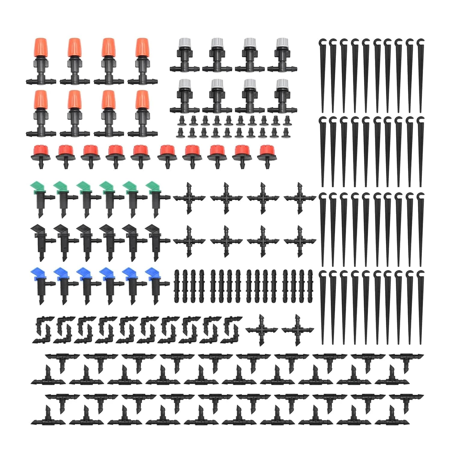 IrriNex 190-Piece Barbed Irrigation Fittings Kit