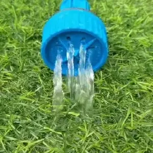 Valvola di lavaggio automatica all'estremità del nastro gocciolante per rimozione dello sporco negli impianti di irrigazione a goccia, raccordo in plastica