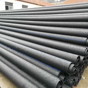 Tubo d'acqua nero in plastica HDPE/LDPE all'ingrosso di fabbrica per impianti di irrigazione