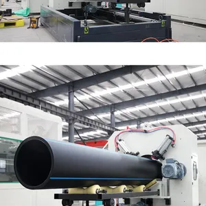 Tubo d'acqua nero in plastica HDPE/LDPE all'ingrosso di fabbrica per impianti di irrigazione