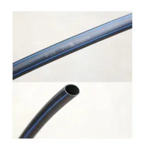 Tubería de polietileno 16mm LDPE para riego agrícola por goteo con agua