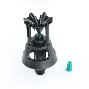Aspersor de água para jardim 360 graus 1/2" 3/4" M, aspersor oscilante grande para sistema de irrigação de estufas agrícolas