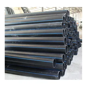 Tubo d'acqua nero in plastica HDPE/LDPE all'ingrosso di fabbrica per impianti di irrigazione