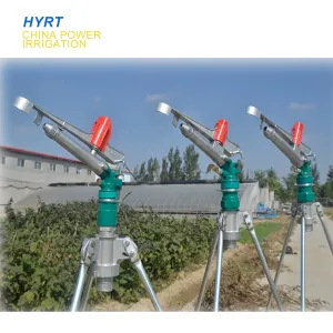 תותח המטרה מתכתי מחוזק להשקיה חקלאית ולהשקיה נרחבת בחוות