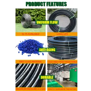 Tubería LDPE HDPE 4KG de polietileno para suministro de agua o sistemas de drenaje